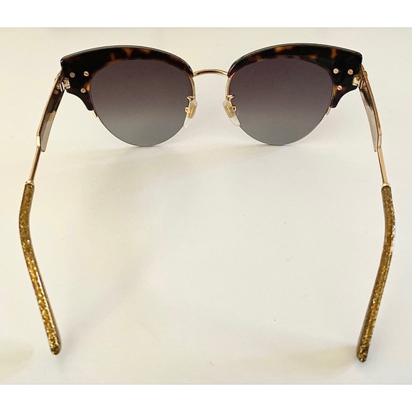 💯Authentic Gucci Sylvie Havana Cat Eye Sunglasses GG0283S - Picture 10 of 15